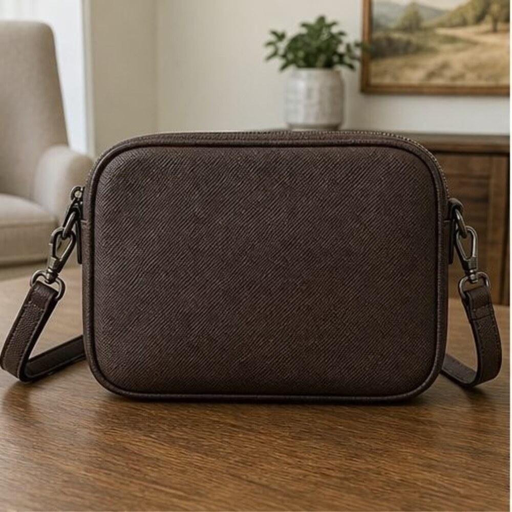 Camel Vegan Leather Bag